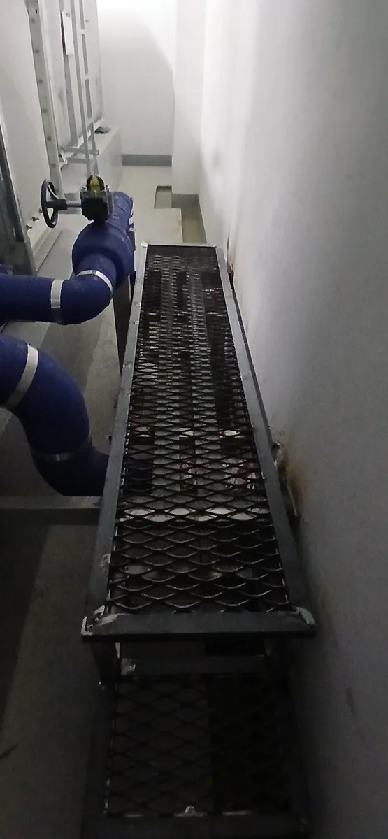용산 철판슬로프 및 철제계단 시공 현장